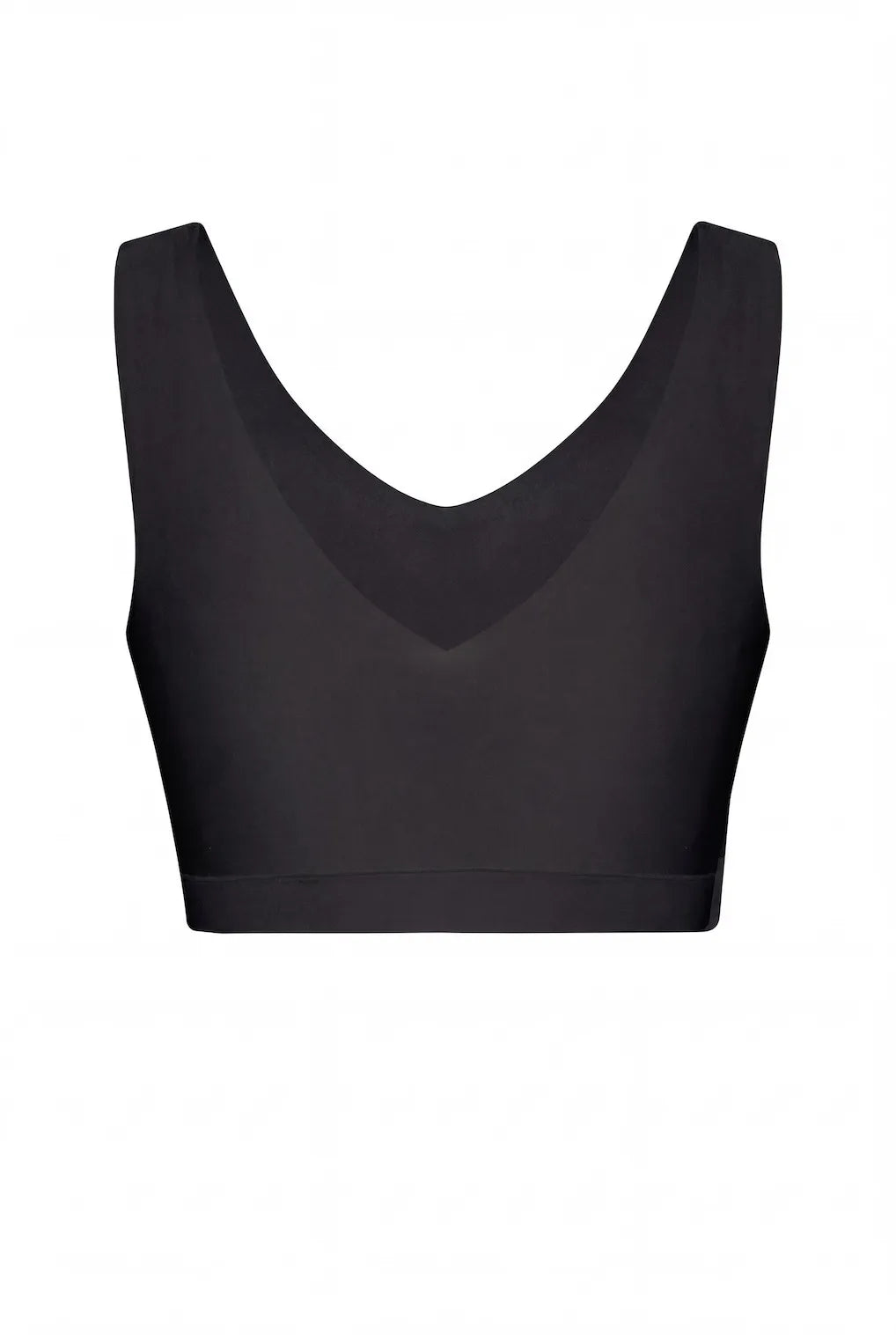 ByeBra Itin tampri ir prisitaikanti liemenėlė nėščiosioms UNI STRETCH BRA TOP BLACK