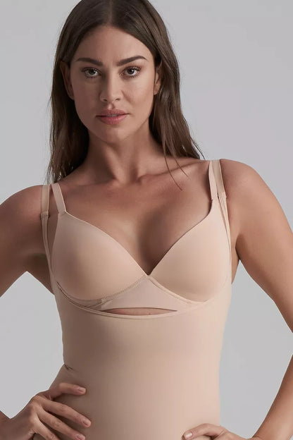 ByeBra Stiprios kompresijos formuojantis bodis SOFT TOUCH NUDE