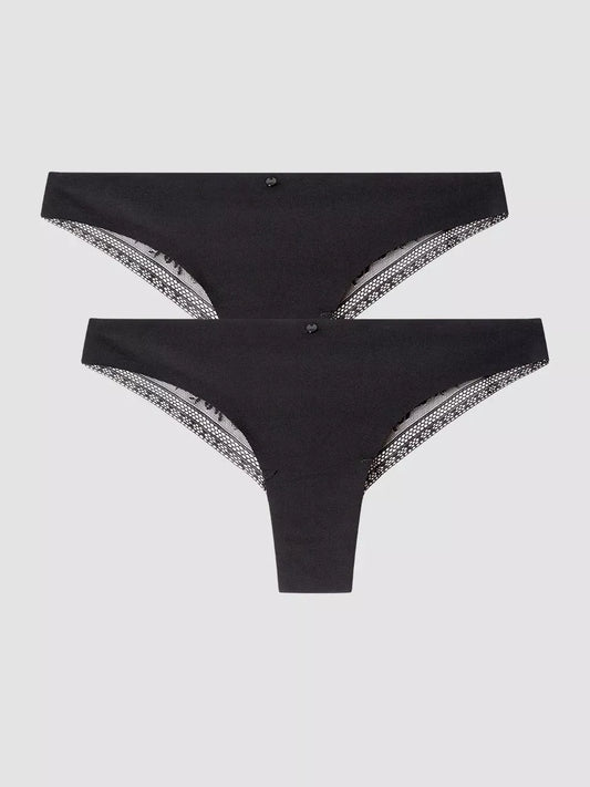Gisela Braziliškų 2 vnt. kelnaičių rinkinys BLACK LACE