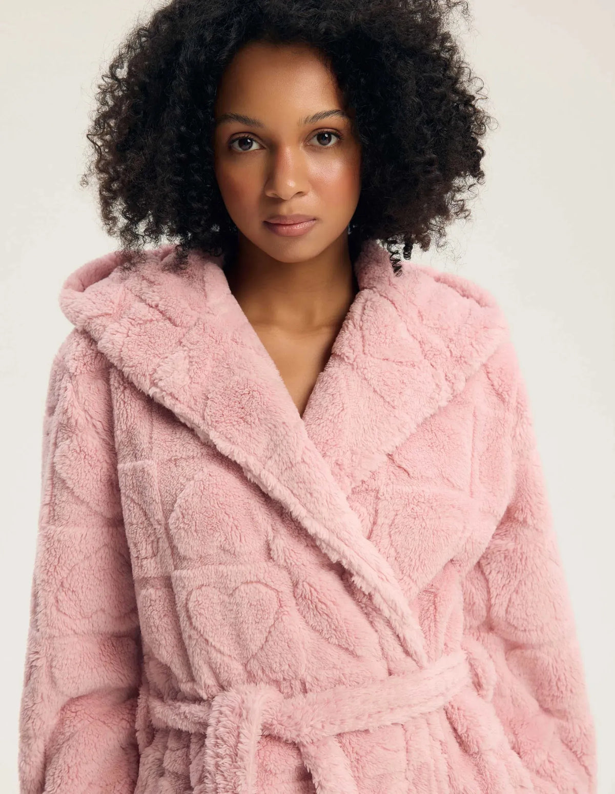 Henderson Ladies Ilgas sherpa chalatas GITTE PINK