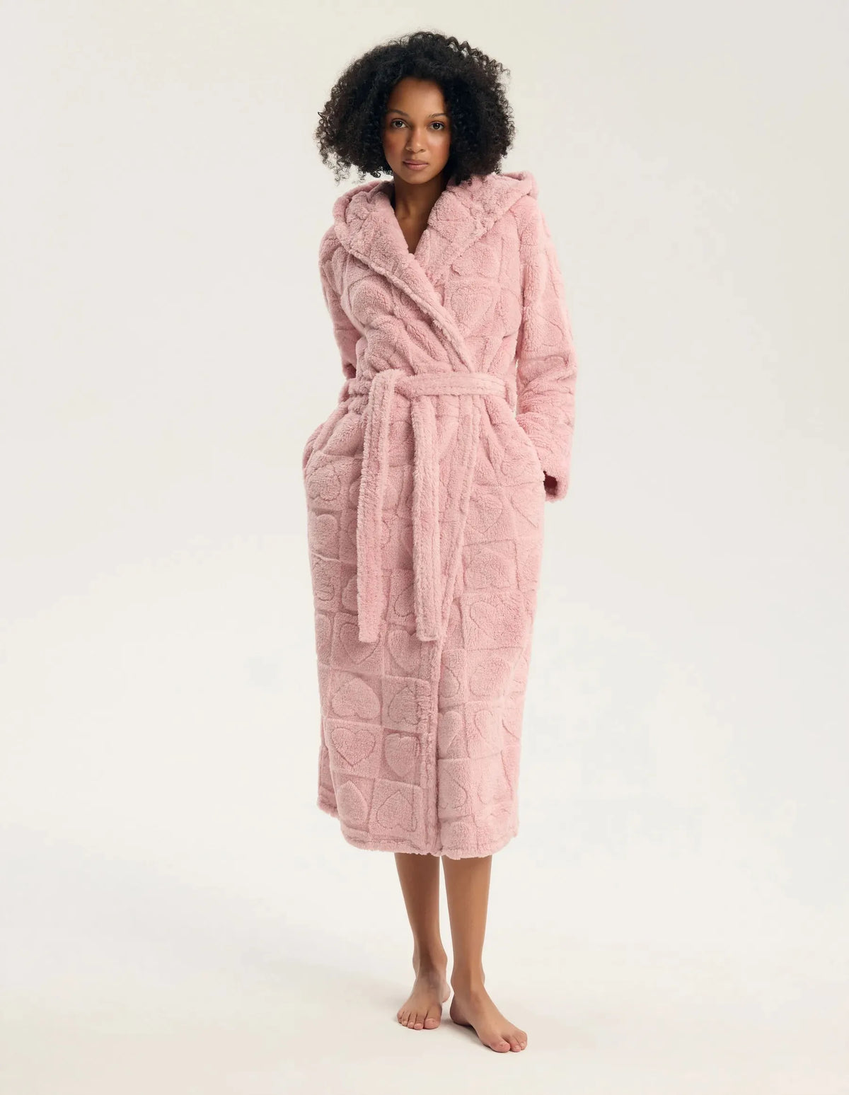 Henderson Ladies Ilgas sherpa chalatas GITTE PINK