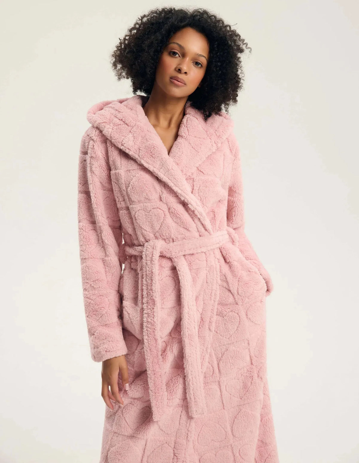 Henderson Ladies Ilgas sherpa chalatas GITTE PINK