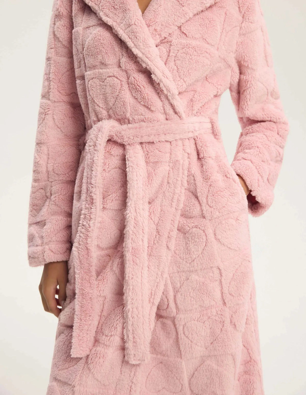 Henderson Ladies Ilgas sherpa chalatas GITTE PINK