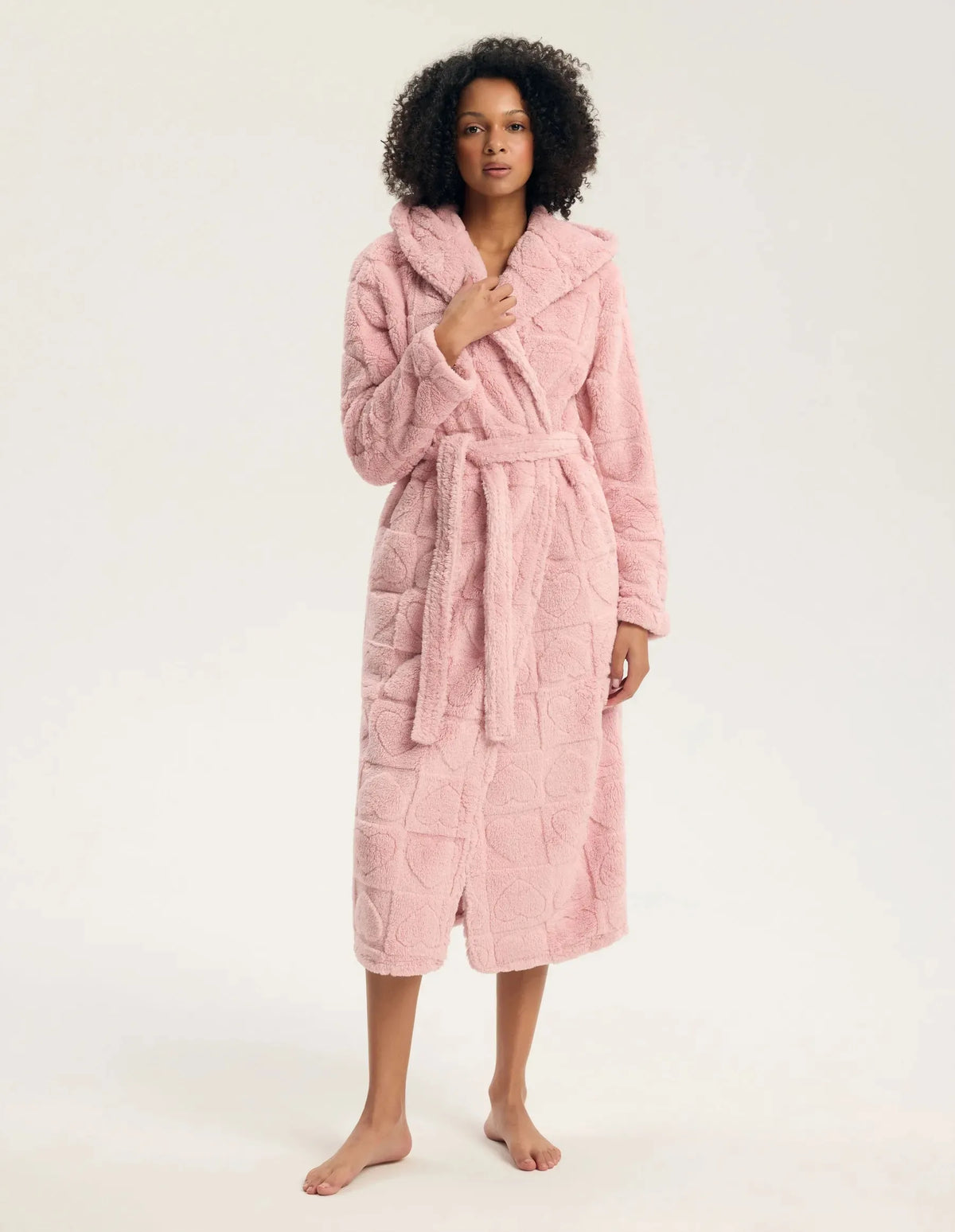 Henderson Ladies Ilgas sherpa chalatas GITTE PINK