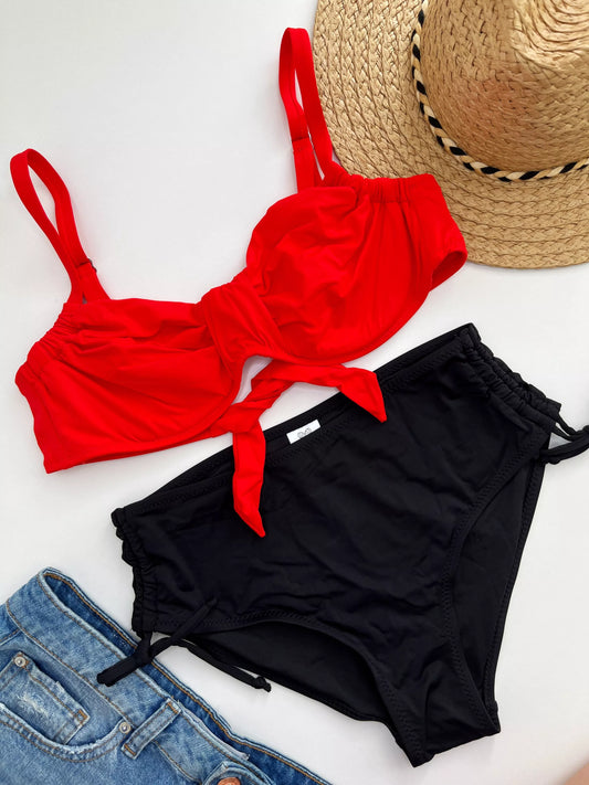 MrMiss Bikini maudymosi kostiumėlis RED LAND