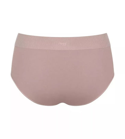 Sloggi Kelnaitės aukštintu juosmeniu su alavijo mikrokapsulėmis EVER INFUSED ALOE HIGH WAIST FOGGY MAUVE
